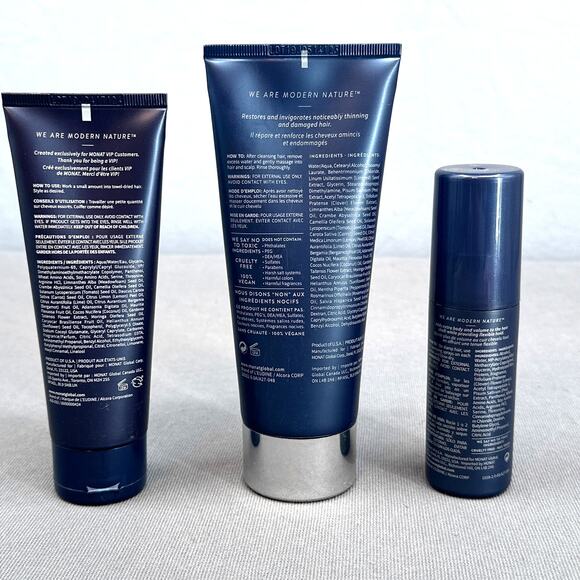 Monet Lot Intense Repair Cond 6oz Flexible Hold Gel 4oz Thickening Spray 2oz NEW - Picture 2 of 13